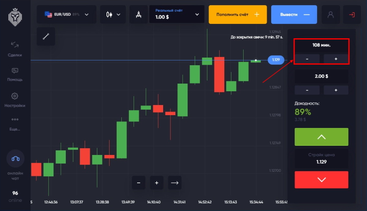 Экспирации на платформе Кинг Трейд