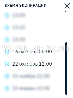 Краткосрочные экспирации