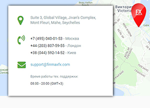 контакты finmaxfx