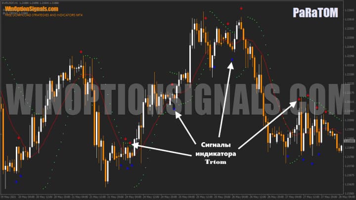 сигналы индикатора Trtom в PaRaTOM