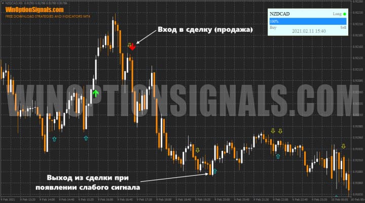 торговля на форекс с Trade Confirmed Indicator