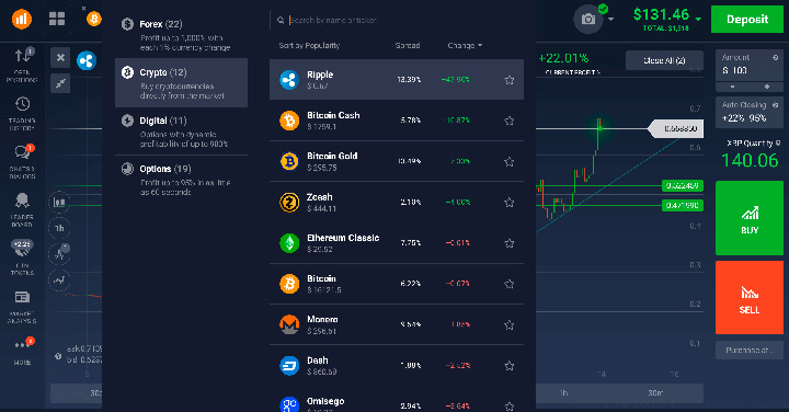 Торговый терминал IQ Option