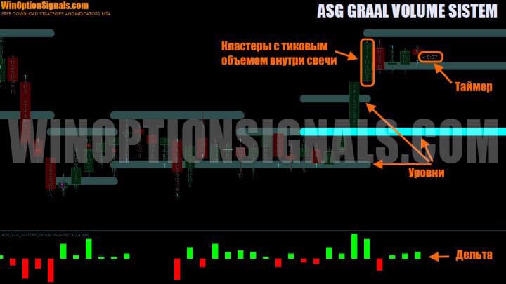 индикаторы в asg graal vol sistem