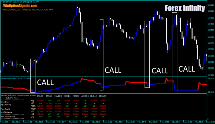 Опционы Call в стратегии Forex Infinity Strategy